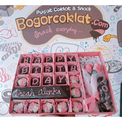 Jual Kado Coklat Ultah Sekat Blok 25 Buket Shopee Indonesia