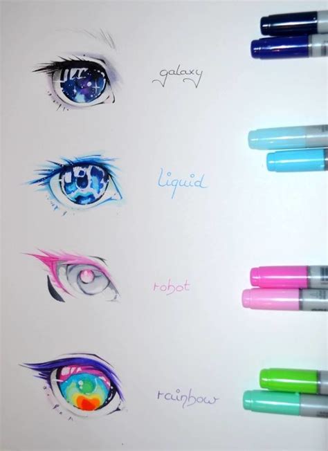 Rainbow Anime Eyes