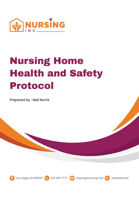Free Nursing Home Health and Safety Protocol Template to Edit Online