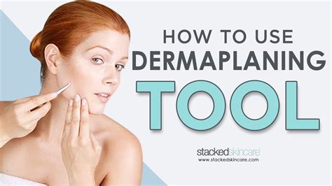 How To Properly Use Our Dermaplaning Tool at Home - YouTube