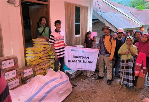 BSI Maslahat Kembali Salurkan Bantuan Kemanusiaan Banjir Bandang Dan