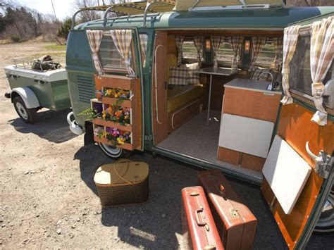 1967 Volkswagen Type 2 Westfalia Deluxe Camper Van Classic Interior F