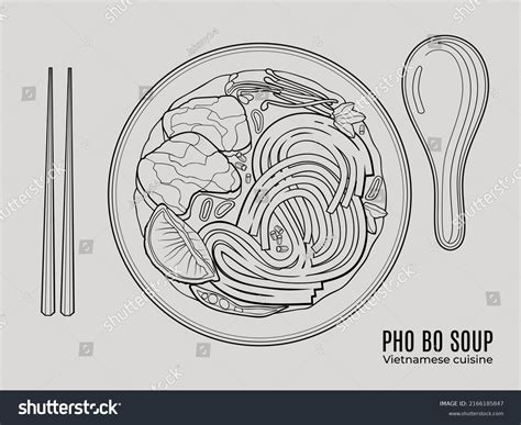 Pho Noodles Over 809 Royalty Free Licensable Stock Vectors Vector