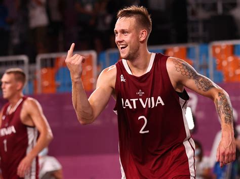 Olympics Basketball 3x3 Latvia Men Beat Roc To Win First Ever Gold