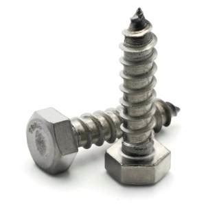 18 8 Stainless Steel Lag Screw 3 8 X 8 Tri City Bolt Screw