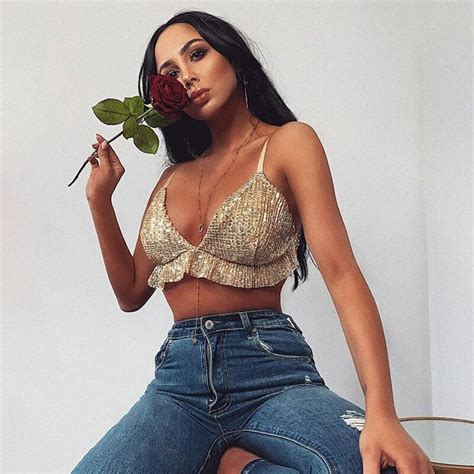 Sexy Camisole For Women Sling Sequins Wrapped Chest Bra Summer Vest Lingerie On Storenvy