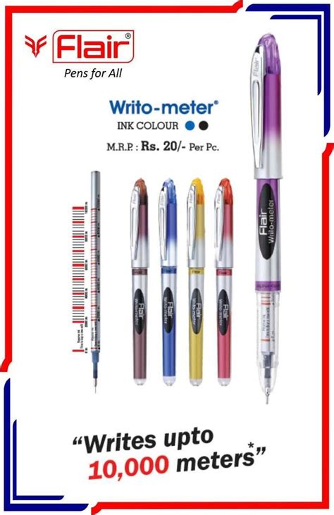 Flair Plastic Writo-Meter Ball Pen, For Writing at ₹ 20/piece in Chennai