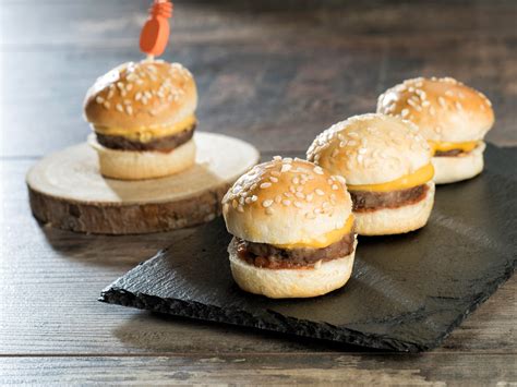 24 Mini Cheeseburgers à Réchauffer Cocagne Le Drive