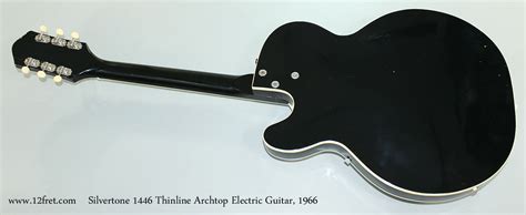 1966 Silvertone 1446 Thinline Archtop Electric Guitar | www.12fret.com