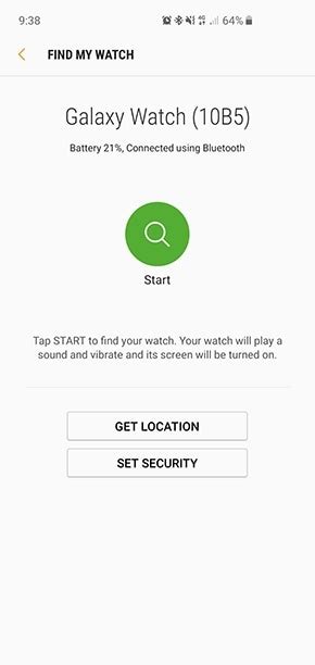 Galaxy Watch Active How To Use Find My Watch Feature Samsung India