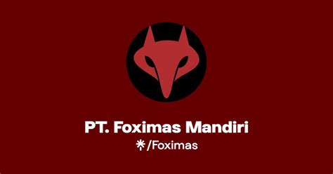 Pt Foximas Mandiri Instagram Facebook Tiktok Linktree