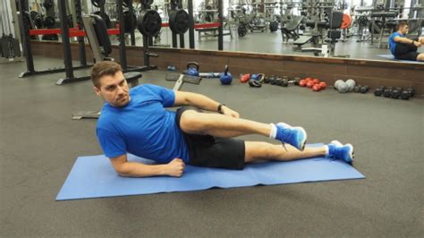 Bent Knee Lying Side Leg Raises Exercise Technique Definition