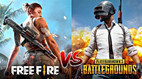 Battle Royale Mode Of Garena Free Fire Vs PUBG Mobile