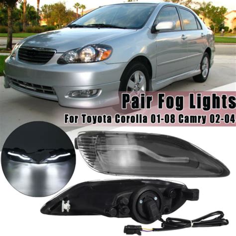 NEW Front LED Fog Light Lamp Assembly For Toyota Corolla 2005 08 Camry