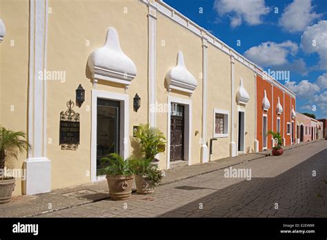 Colourful Restored Painted Buildings Calzada De Los Frailes Valladolid