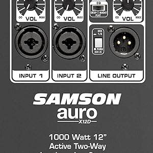 Samson Auro X D Way Active Loudspeaker Amazon In Musical Instruments