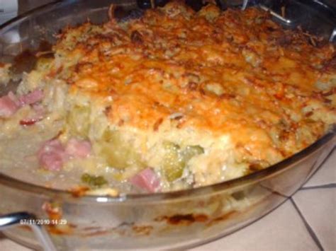 Rosenkohlauflauf Mit Ka Lernacken Und Kartoffelkruste Rezept Mit Bild