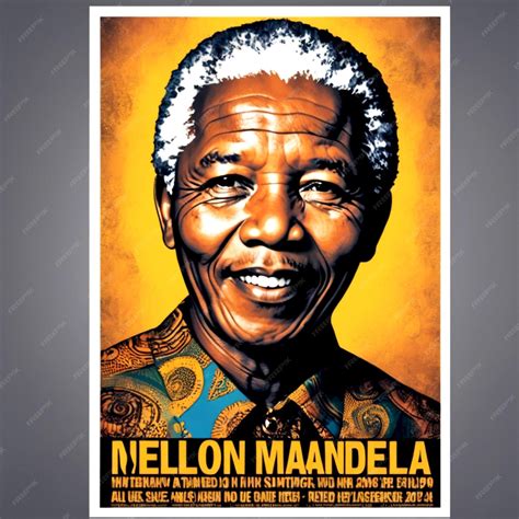 Premium Photo | Nelson Mandela Portrait Inspiring Leader and Symbol of ...