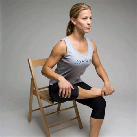 Seated Figure Four By Judy F Exercise How To Skimble