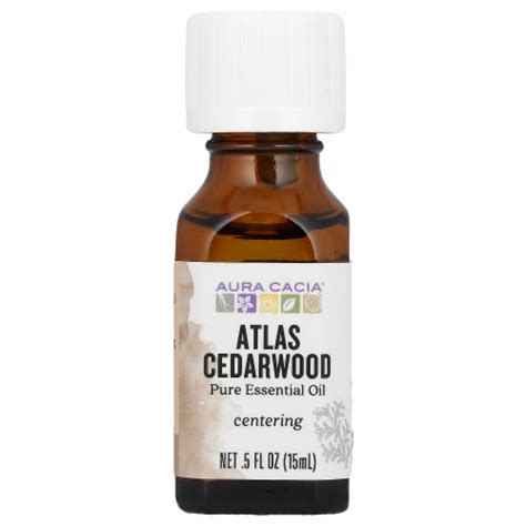 Aura Cacia Pure Essential Oil Atlas Cedarwood Fl Oz Ml