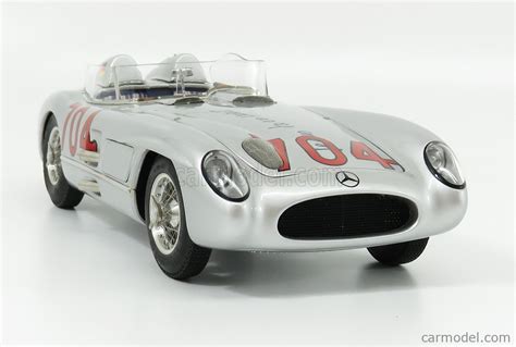 CMC M124 Masstab 1 18 MERCEDES BENZ 300SLR SPIDER N 704 MILLE MIGLIA