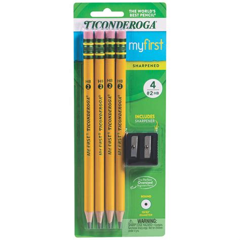 Dixon Ticonderoga Beginner #2 Pencils with Sharpener - Shop Pencils at ...