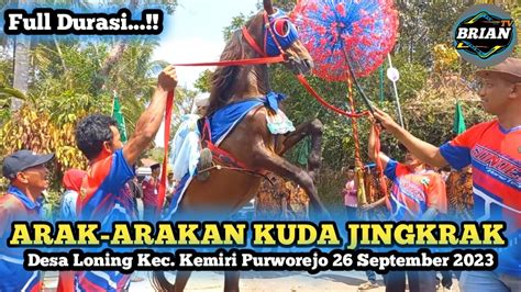 Pemberangkatan Arak Arakan Khataman Loning September Youtube