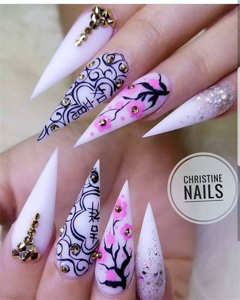 Beautifu Nsils By Christine Nails Nail Swag Stiletto Nail Art Cute