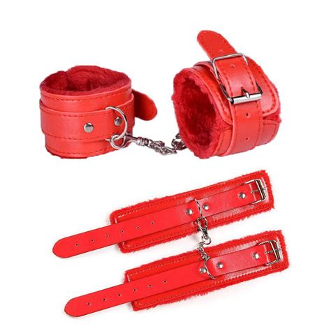 Cheap PU Leather Handcuffs Sex Bondage Restraints Wrist Hand Cuffs