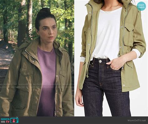 Wornontv Emilys Green Field Jacket On Love Life Clothes And