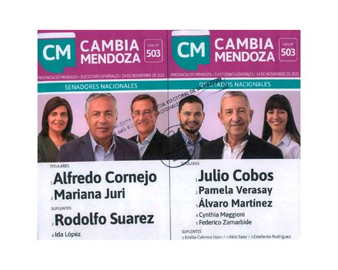 Elecciones 2021 En Mendoza Las Boletas Y Los Candidatos Uno Por Uno Infobae