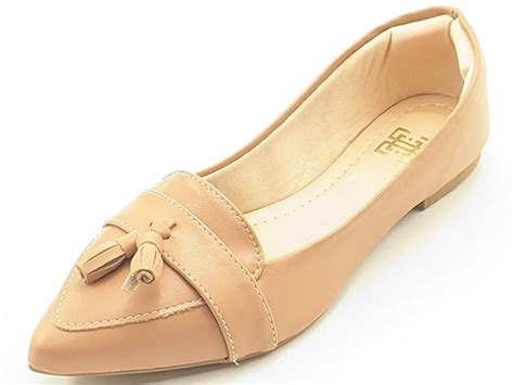 Sapatilha Mocassim Cs Nude Bico Fino CECI Calçados Atacado de Calçados