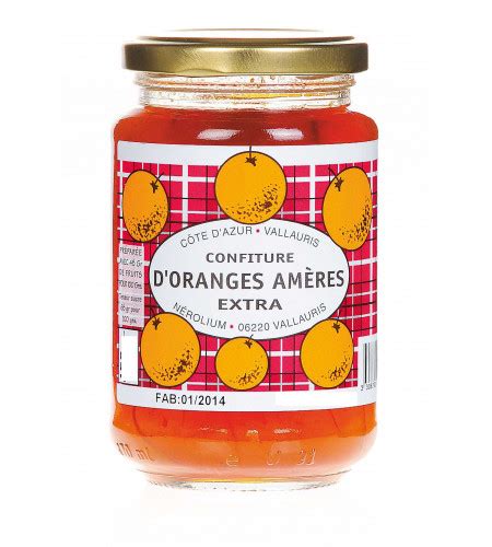 Confiture d oranges amères 375gr