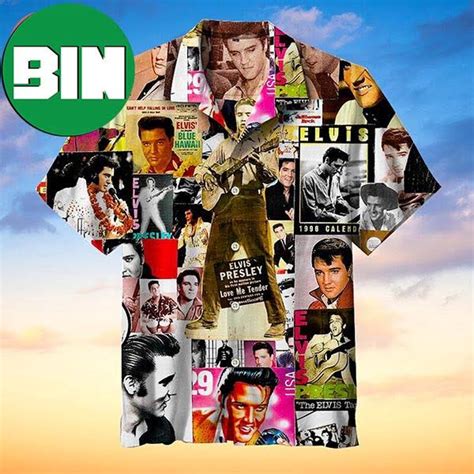 Elvis Presley Album Cover Summer Hawaiian Shirt - Binteez