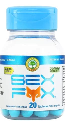 Sex Fox 20 Tabletas 500mg Fórmula Masculina Blinlab Envío Gratis