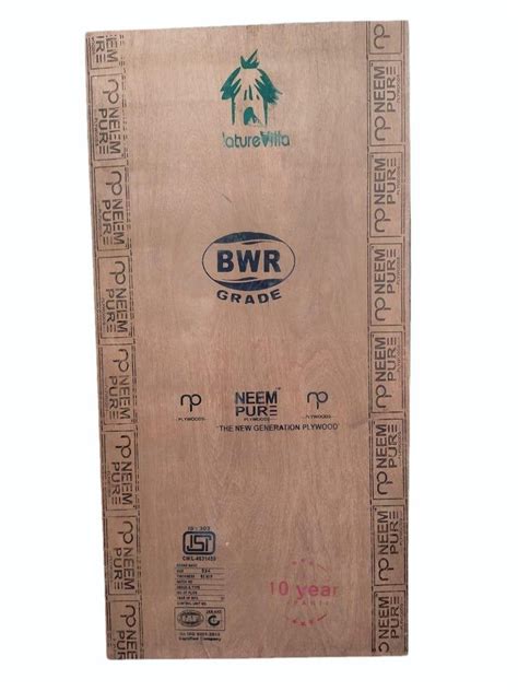 Bwr Grade Waterproof Plywood For Furniture Mm At Rs Sq Ft In T