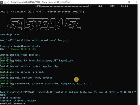 Install Fastpanel On Contabo Cloud Vps With Ubuntu Lts