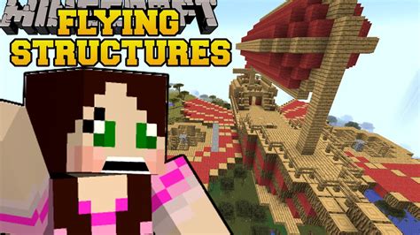 Minecraft REAL FLYING STRUCTURES AIRSHIPS PLANES HELICOPTERS Mod