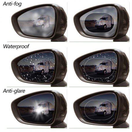 Pcs Car Rearview Mirror Film Anti Fog Film Car Rear View Mirror