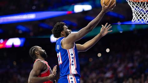 Joel Embiid Returns With Triple Double As Sixers Trounce Bulls