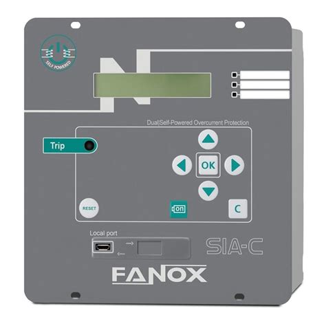 Rel De Prote O Autoalimentado Sia C Fanox Electronic De