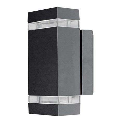 Jannik Light Led Wall Light Graphite Elstead Lighting