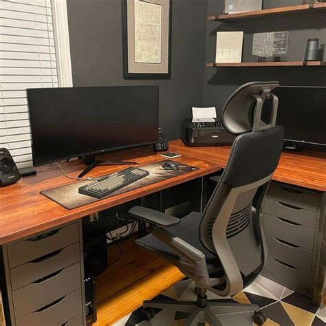 Custom L Shaped Desk 2 Of 2 Custom Made With Etsy