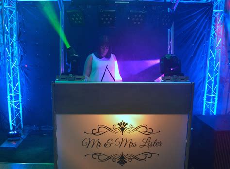 Sign Written Dj Booth Davesdisco Dj Dave Jones Manchester Dj For