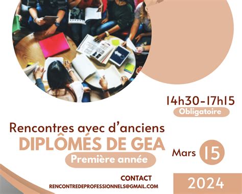 Rencontres Entre Tudiants De Re Ann E De But Gea Et Des