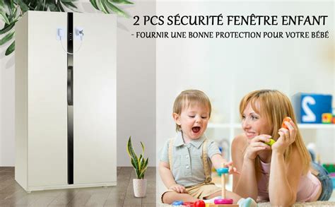 Pcs Securite Fenetre Enfant Serrures Protection Fenetre Enfant Avec