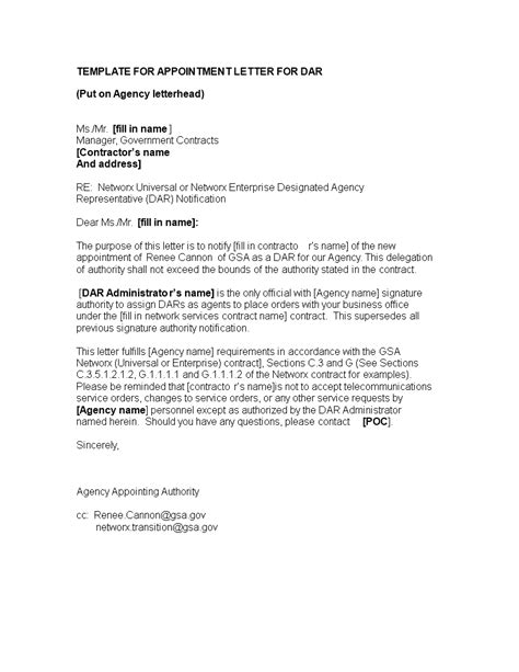 Contractor Appointment Letter How To Create A Contractor Appointment