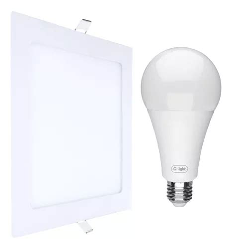 L Mpara G Light Kit Painel Plafon W Embutir L Mpada Led W K