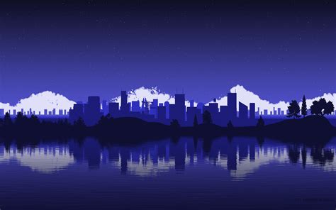 Skyline photo of city HD wallpaper | Wallpaper Flare