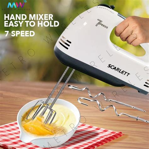 Scarlett Super Hand Mixer Speed Lightweight Hand Mixer He Tv